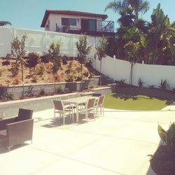Advanced Pacific Landscape - Artificial Turf Installation, Concrete, Planting, Concrete walls and hill grading