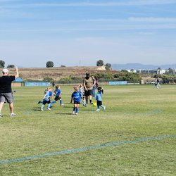 Fields near the entrance.