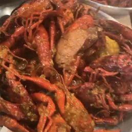 Garlic butter crawfish Garlic butter crawfish