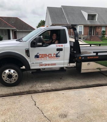 Meet Gerhold Towing & Transport: - With Gerhold Towing and Transport, our mission is simple: Assist the stranded motorist, ensure motorist roadside safety, provide factual time estimates, and tow/handle customer vehicles with the right equipment, protecting the vehicle at all times. That's it! Thanks for supporting a small, local, and Woman owned business, call today!
