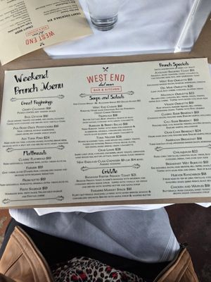 Menu photo 4 West End Bar & Kitchen Del Mar, CA Menu photo 4 West End Bar & Kitchen Del Mar, CA