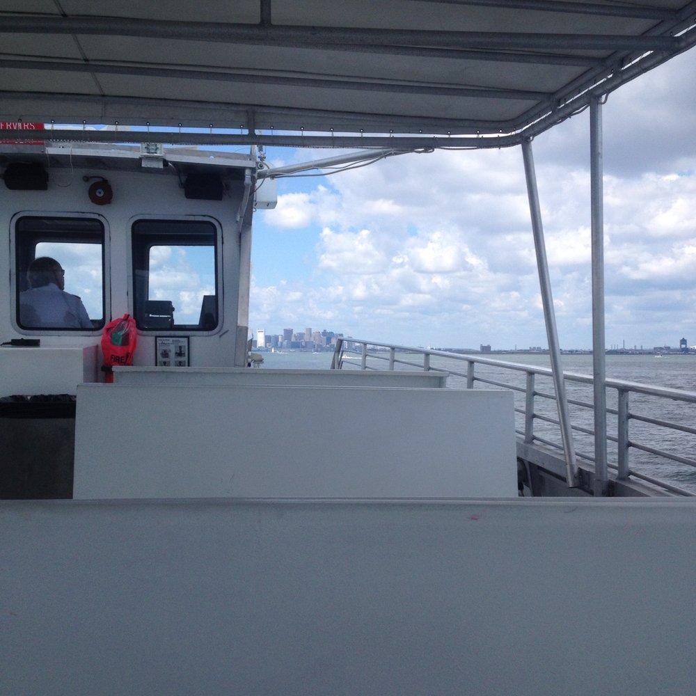 Georges Island - Few from the top deck on the ferry looking onto the city coming back from the island - Parks Near Me Georges Island - Few from the top deck on the ferry looking onto the city coming back from the island - Parks Near Me