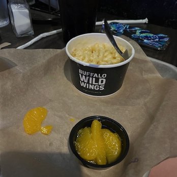 Buffalo Wild Wings - Kids meal mandarin oranges. I think there were a total of 4 orange slices. Next time, I'll have her order fries. If there is a next time. - Chicken Wings Near Me - Lakewood, Colorado