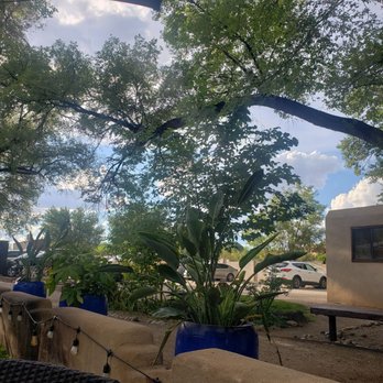 Indigo Crow - Outside view from "Covid" patio - American Near Me - Corrales, New Mexico
