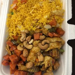 Bamboo Garden - Cashew Chicken with Fried Rice