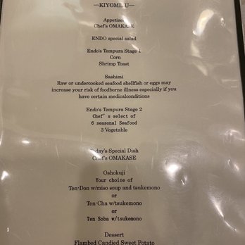 Tempura Endo - The $200 menu we chose - Japanese Near Me - Beverly Hills, California Tempura Endo - The $200 menu we chose - Japanese Near Me - Beverly Hills, California