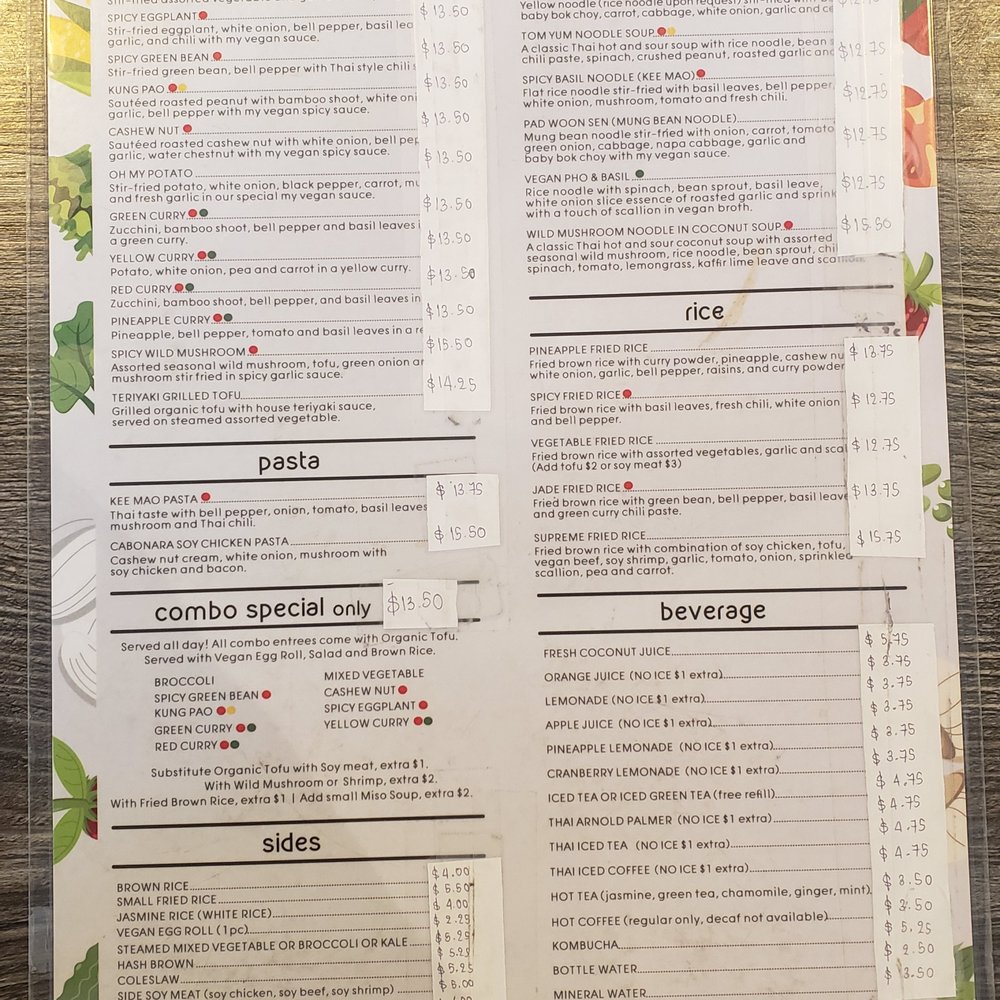 My Vegan - Menu - Thai Near Me - Pasadena, California My Vegan - Menu - Thai Near Me - Pasadena, California