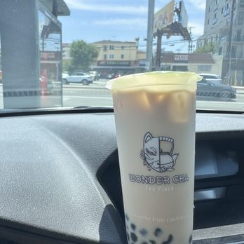 Wonder Cha Tea Place - Roasted Hojicha Milk Tea - Bubble Tea Near Me - Los Angeles, California Wonder Cha Tea Place - Roasted Hojicha Milk Tea - Bubble Tea Near Me - Los Angeles, California