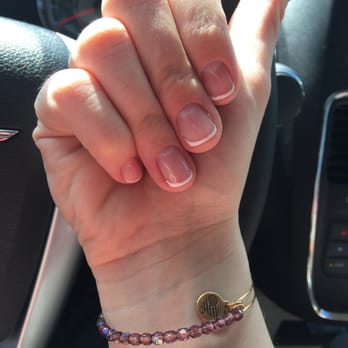 TLC Nails & Spa - A perfect little gel French manicure it! Thank you Peter - Nail Salons Near Me - Naples, Florida