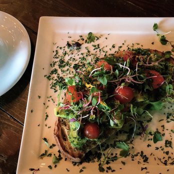Alchemist Coffee Project - Lavender matcha latte and avocado truffle toast - Coffee & Tea Near Me - Los Angeles, California