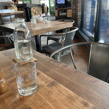 Whiskey Cake - Obnoxious metal chairs create a loud screech when moved on the concrete floor. Horrible ambience! - New American Near Me - Plano, Texas Whiskey Cake - Obnoxious metal chairs create a loud screech when moved on the concrete floor. Horrible ambience! - New American Near Me - Plano, Texas