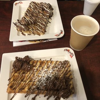 Chocolate Bash - Nutella Latte Waffle with Nutella - Chocolatiers & Shops Near Me - Newport Beach, California Chocolate Bash - Nutella Latte Waffle with Nutella - Chocolatiers & Shops Near Me - Newport Beach, California