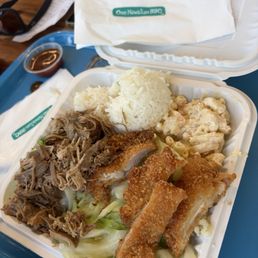 BBQ pork and Chicken Katsu BBQ pork and Chicken Katsu