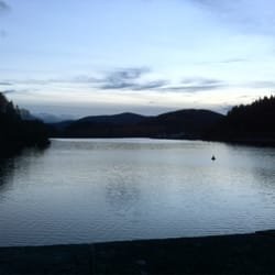 Naturpark Diemelsee - Schöner Blick von der Staumauer des Diemelsees...