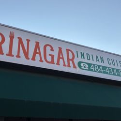 Srinagar Indian Cuisine - Front sign