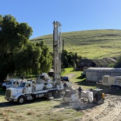 Guardino Well Drilling - Drilling a replacement ranch well in King City, Ca.