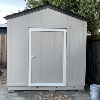 Barbour Painting - Painted shed with new kick boards. - Painters Near Me - Concord, California