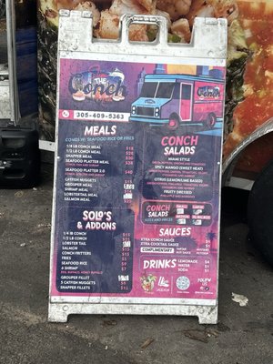 Menu photo 1 Slim The Conch Man Tampa, FL Menu photo 1 Slim The Conch Man Tampa, FL