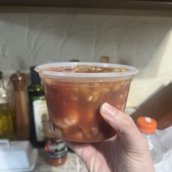 Mariscos El Huichol - "Large" size shrimp cocktail