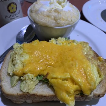 Buttercup Diner - Bar - Created my avocado toast with egg with those sides. - American Near Me - Vallejo, California Buttercup Diner - Bar - Created my avocado toast with egg with those sides. - American Near Me - Vallejo, California