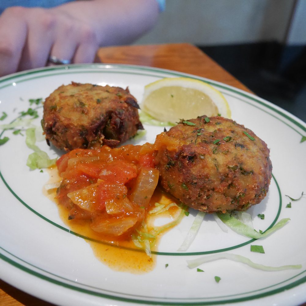Lemonia - courgette croquettes - Greek Near Me - London, XGL Lemonia - courgette croquettes - Greek Near Me - London, XGL
