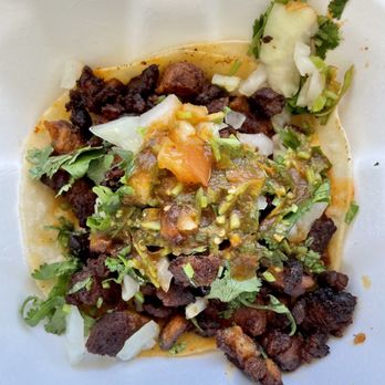 Taqueria Pacifica - Al Pastor Regular Taco ($4.25) - Mexican Near Me - Pacifica, California