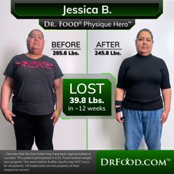 Dr. Food Medical Weight Loss - Jessica lost 39.8 pounds in 12 weeks!