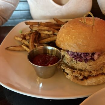 The Fiction Kitchen - Bbq sandwich - Vegan Near Me - Raleigh, North Carolina The Fiction Kitchen - Bbq sandwich - Vegan Near Me - Raleigh, North Carolina