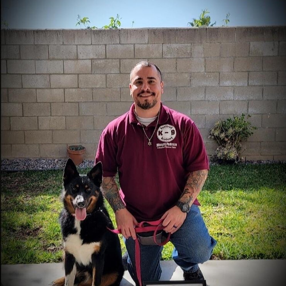 Restored k-9 Academy - Manny with my baby girl, Hobbes - Pet Training Near Me Restored k-9 Academy - Manny with my baby girl, Hobbes - Pet Training Near Me