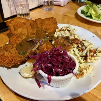 Berliner Beerhall - Jager Schnitzel - German Near Me - Tacoma, Washington