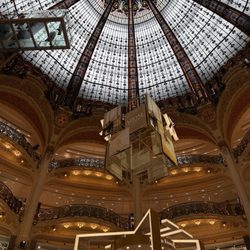 Galeries Lafayette Haussmann - The cathedral ceiling if the mall
