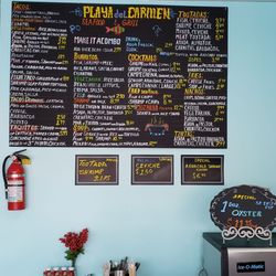 Playa Del Carmen Seafood & Grill - Menu