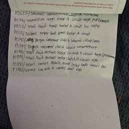 The very "professional" unsolicited diagnostic they provided me with.
