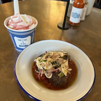 Souvla - Cherry froyo, black sheep meatballs - Greek Near Me - San Francisco, California