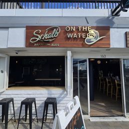 Exterior outside entrance of Scholb Premium Ales - Redondo Beach, California Exterior outside entrance of Scholb Premium Ales - Redondo Beach, California