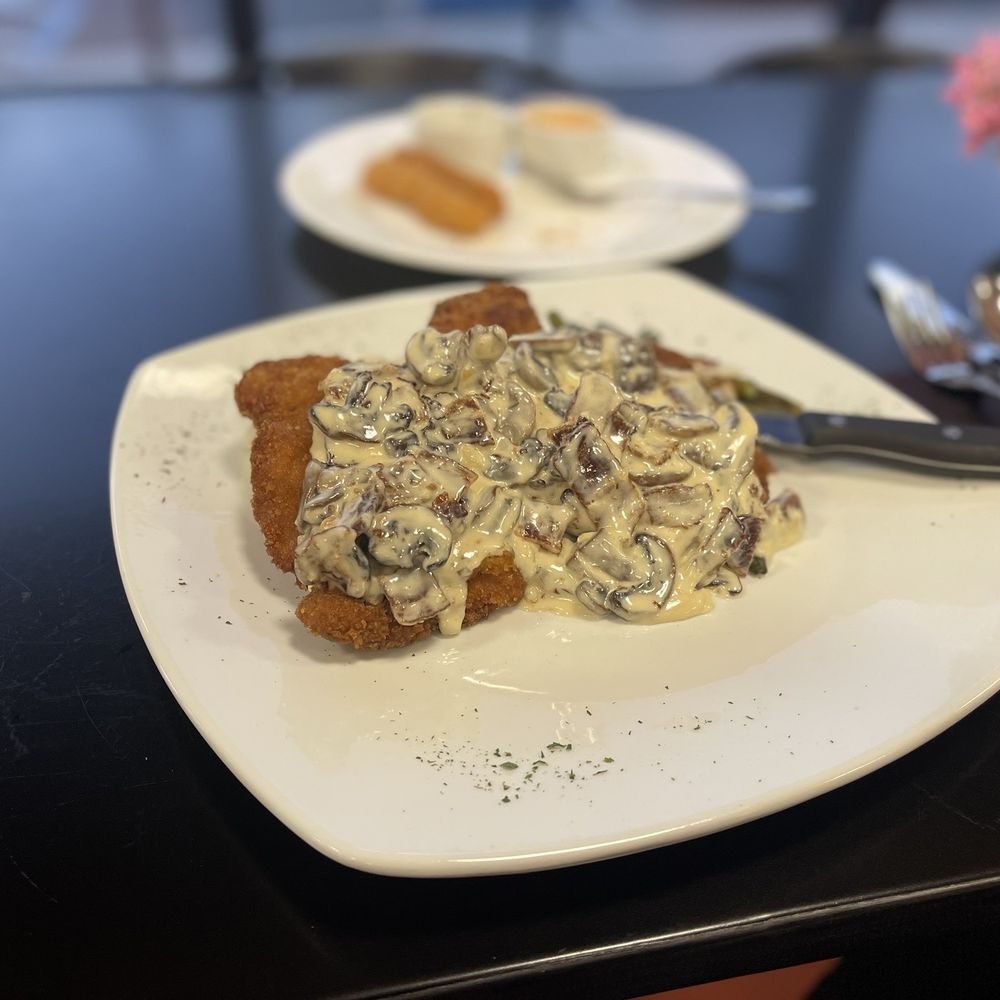New Town Cafe - Pork Schnitzel was so good. One of my new favorites. Potatoes were perfect. They never over salt the food here. It's great. - Breakfast & Brunch Near Me - Turlock, California New Town Cafe - Pork Schnitzel was so good. One of my new favorites. Potatoes were perfect. They never over salt the food here. It's great. - Breakfast & Brunch Near Me - Turlock, California
