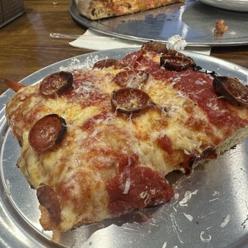 Kizza Pizza - Old world pepps on this tasty, generous, perfectly priced slice of pizza. - Pizza Near Me - Cedar Park, Texas
