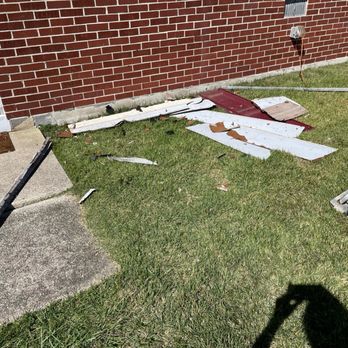 Power Home Remodeling - Debris from asbestos siding, that we paid extra to remove properly. - Windows Installation Near Me - Edison, New Jersey Power Home Remodeling - Debris from asbestos siding, that we paid extra to remove properly. - Windows Installation Near Me - Edison, New Jersey