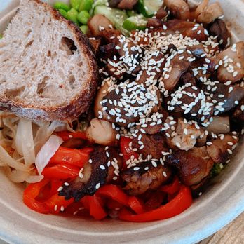 Leaf & Grain - Chicken Teriyaki (seasonal) - Salad Near Me - Houston, Texas Leaf & Grain - Chicken Teriyaki (seasonal) - Salad Near Me - Houston, Texas