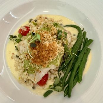 Viera on Main - Panko almond crusted flounder - New American Near Me - Chatham, Massachusetts
