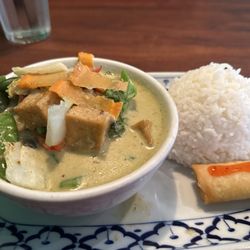 Green curry tofu