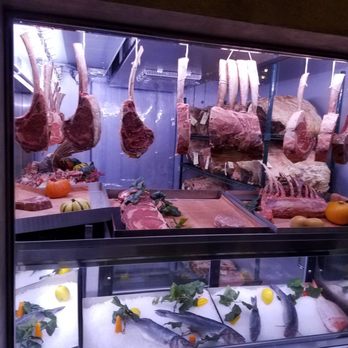 Doma Land + Sea - Glass fridge - Steakhouses Near Me - Cedarhurst, New York Doma Land + Sea - Glass fridge - Steakhouses Near Me - Cedarhurst, New York