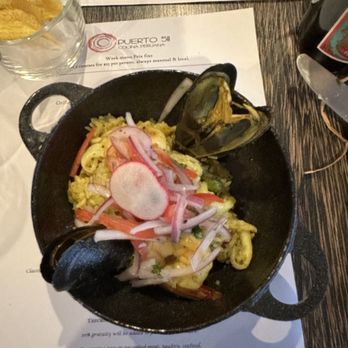 Puerto 511 - Rice, calamari, shrimp and mussels - Peruvian Near Me - Baltimore, Maryland