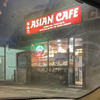 Asian Cafe - Storefront. Meter parking in front. - Chinese Near Me - Queens, New York