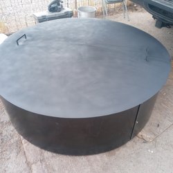 Tirso's Mobile Welding - 5 Foot radius custom fire pit