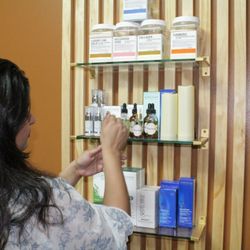 Nida stocking up the products