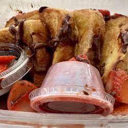Tasty Nook Cafe - Strawberry Nutella French Toast.