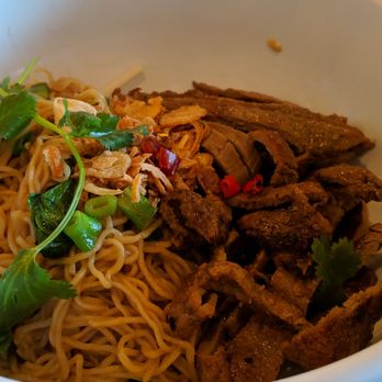 Cris and John - Dry noodles with beef - Vietnamese Near Me - Dallas, Texas Cris and John - Dry noodles with beef - Vietnamese Near Me - Dallas, Texas