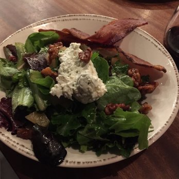 Bellingham Cider - Salad with blue cheese and bacon. - Cideries Near Me - Bellingham, Washington Bellingham Cider - Salad with blue cheese and bacon. - Cideries Near Me - Bellingham, Washington