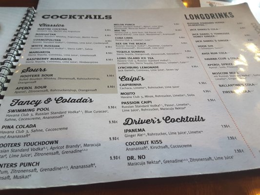 Menu photo 2 Hooters Hamburg, HH Menu photo 2 Hooters Hamburg, HH